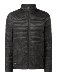 Daunenjacke mit Füllung aus recycelten Daunen Modell 'Jackson' - wasserdicht von Powderhorn Grün - 21