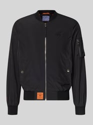 bomberjack met labelpatch en steekzakken van Original Bombers - 5
