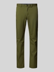 Chinosy o kroju straight fit z mieszanki bawełny od Tommy Hilfiger - 44