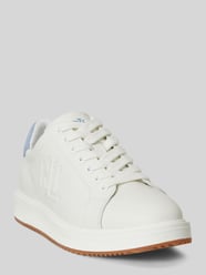 Sneakers van echt leer met gestikt logo van Lauren Ralph Lauren - 31