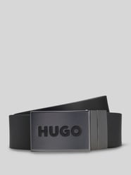Pasek dwustronny z naturalnej skóryl model 'GUSSY_PLAQUE_SR35' od HUGO - 18