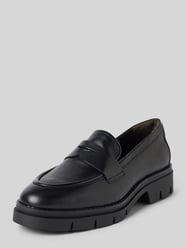 Leren loafers met schachtbrug van Tamaris - 23