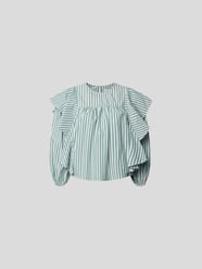 Bluse mit Volants von Pistola Grün - 6