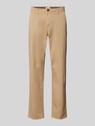 Regular Fit Chino mit Eingrifftaschen Modell 'MADDOX' von Blend Beige - 3