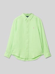 Regular Fit Leinenhemd mit Button-Down-Kragen von Polo Ralph Lauren Teens - 19