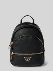 Rucksack mit Label-Applikation Modell 'MANHATTAN' von Guess Schwarz - 25