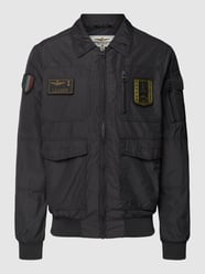 Kurtka z naszywkami z motywem model ‘GIUBBOTTO’ od Aeronautica Militare Czarny - 15