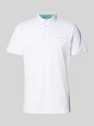 Poloshirt mit Label-Stitching von Tom Tailor Weiß - 12
