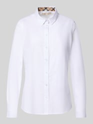 Bluzka koszulowa o kroju regular fit z czystej bawełny model ‘DERWENT’ od Barbour - 8