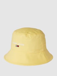 Bucket Hat mit Label-Stitching von Tommy Jeans Gelb - 36
