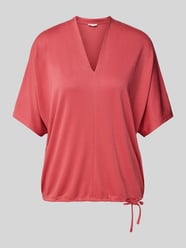 T-shirt o kroju relaxed fit z rękawami nietoperzami od Tom Tailor - 42