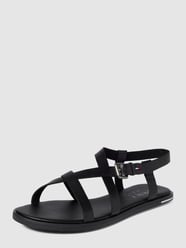 Sandalen met merkstitching van Tommy Jeans Grijs / zwart - 19