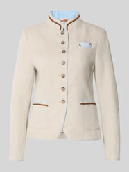Marynarka o kroju slim fit z Mieszanka lnu i bawełny od White Label - 5