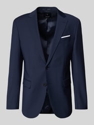 Marynarka na 2 guziki męska JOOP! Collection;Mieszanka materiałów z dodatkiem wełny lana;Krój slim fit;Jednolity kolor;Kołnierz z połami;Brustasza;Kieszenie z patką;Długość tyłu w rozmiarze 50: 75 cm;Szerokość ramion w rozmiarze 50: 42 cm;Długość ręk od JOOP! COLLECTION - 24