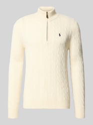 Gebreide pullover van een mix van katoen en kasjmier met opstaande kraag van Polo Ralph Lauren - 46