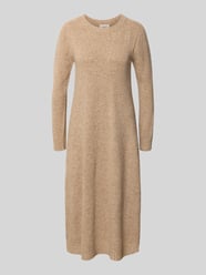 Figurbetontes Freizeitkleid aus Woll-Mix mit Seiden-Anteil Modell 'GOCCIA' von Weekend Max Mara Beige - 1