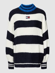 Strickpullover mit Blockstreifen von Tommy Jeans Weiß - 2