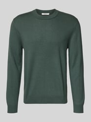 Regular fit gebreide pullover van zuivere merinowol, model 'TRAY' van SELECTED HOMME - 40
