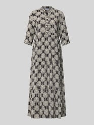 Relaxed Fit Midikleid aus reiner Viskose von MORE & MORE - 5