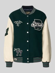 Collegejack met motief- en logo-stitchings van Superdry - 3