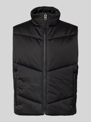 Kamizelka pikowana o kroju regular fit z watowanej satyny model ‘BEROLINO’ od HUGO - 34