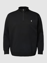 PLUS SIZE Sweatshirt mit Stehkragen von Polo Ralph Lauren Big & Tall Schwarz - 2