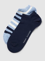 Sneakersokken met labeldetail in een set van 2 paar van Tommy Hilfiger Blauw - 17