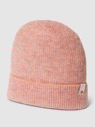 Czapka beanie z efektowną przędzą od Scotch & Soda Różowy - 42