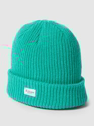 Beanie in gebreide look, model 'Crisp' van The Hundreds Turquoise - 12