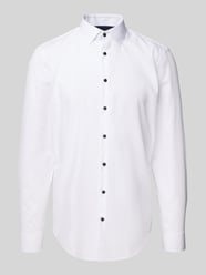 Slim Fit Business-Hemd mit Knopfleiste von Jake*s - 9