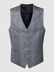 Anzugweste mit Allover-Muster Modell 'Lambert' von DIGEL Blau - 22