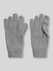 Rękawiczki z mieszanki bawełny i kaszmiru model 'ESSENTIALS FLAG' od Tommy Hilfiger - 15
