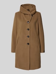 Lange wollen jas met kasjmier, model 'BELLA' van Milo Coats Beige - 40