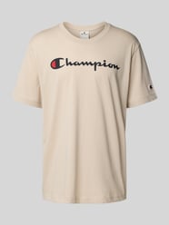 T-Shirt mit Logo und Rundhalsausschnitt von Champion Beige - 12