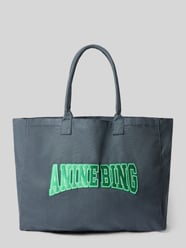 Shopper mit großem Logo-Print von Anine Bing - 17
