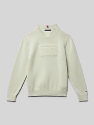 Regular Fit Strickpullover aus reiner Baumwolle Modell 'TOMMY' von Tommy Hilfiger Teens - 22