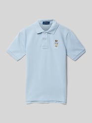Poloshirt mit Motiv-Stitching von Polo Ralph Lauren Teens Blau - 2