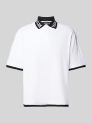 Poloshirt mit Label-Print von Versace Jeans Couture Weiß - 10