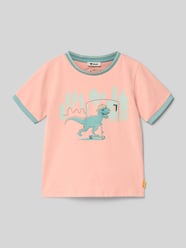 Regular Fit T-Shirt mit Motiv-Print von Steiff Pink - 9