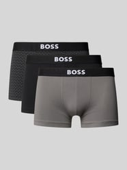 Obcisłe bokserki z mieszanka bawełny w zestaw 3 szt. od BOSS - 7