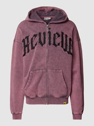 Sweatjack in washed-look van REVIEW Fuchsia - 15