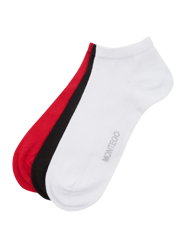 Sneakersocken im 3er-Pack  von Montego Rot - 33