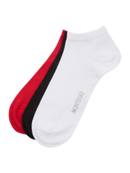 Sneakersocken im 3er-Pack  von Montego Rot - 1