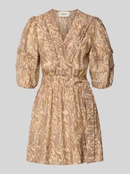 Minikleid mit V-Ausschnitt Modell 'TEODORA' von ba&sh Beige - 4