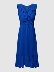 Cocktailkleid in Wickel-Optik von Paradi Blau - 47