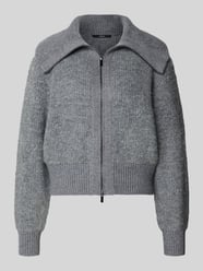 Regular Fit Strickjacke mit Zweiwege-Reißverschluss Modell 'Teski' von someday. - 1