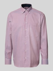 Koszula biznesowa o kroju regular fit z kołnierzykiem typu button down od ETERNA COMFORT FIT - 8