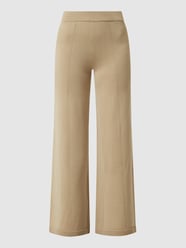 Flared Hose in Strick-Optik Modell 'Ragtime' von MaxMara Leisure Beige - 39