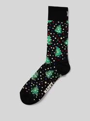 Regular fit sokken met logostitching, model 'Christmas Night' van Happy Socks - 8