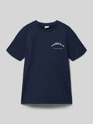 męski t-shirt o kroju regular fit z czystej bawełny od s.Oliver RED LABEL - 37